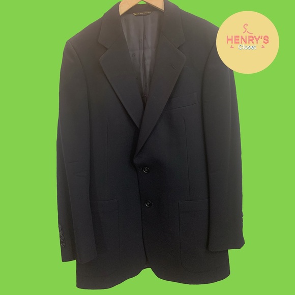 Dior Other - Vintage Christian Dior Men’s Navy Suit